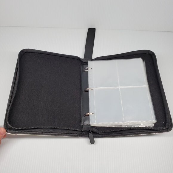 Moon Lab Studios TCG Zipper Binder Maltese Puppy on Carousel 20 Sleeves 4 Slots - Picture 6 of 7